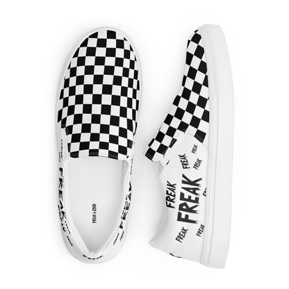 Black & white checkered freak - Men’s shoes