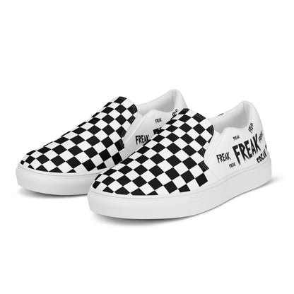 Black & white checkered freak - Men’s shoes