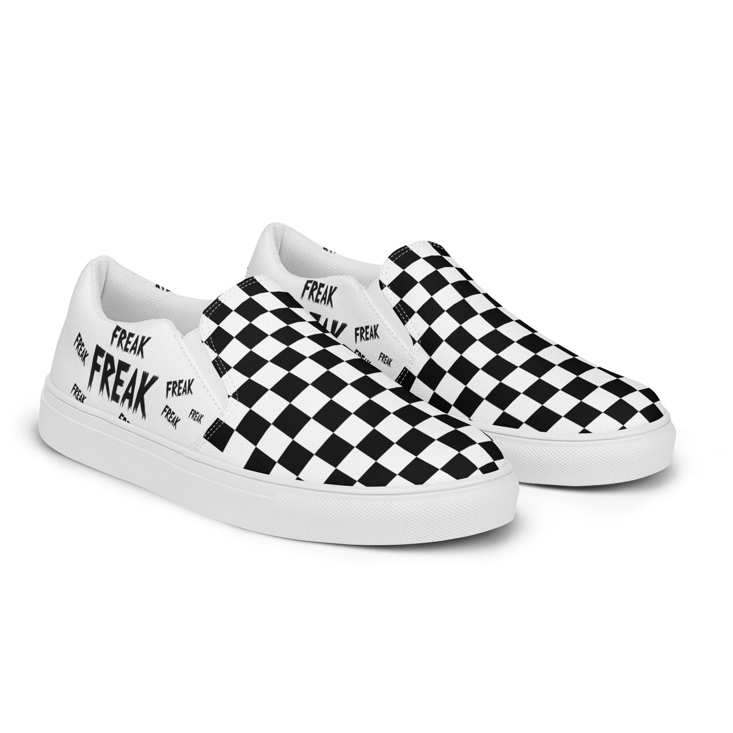 Black & white checkered freak - Men’s shoes