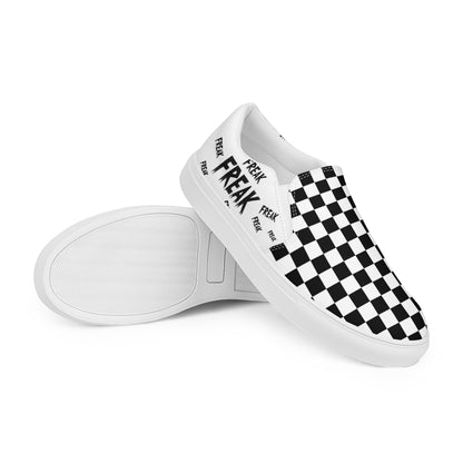 Black & white checkered freak - Men’s shoes