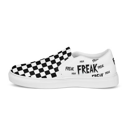 Black & white checkered freak - Men’s shoes