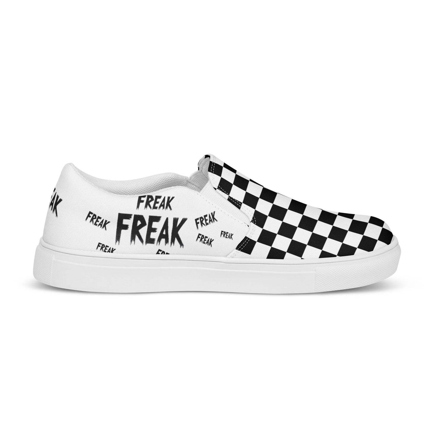 Black & white checkered freak - Men’s shoes